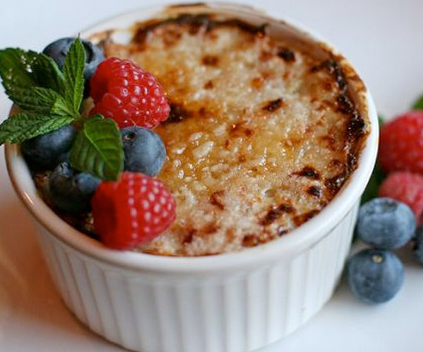 Oatmeal-Creme-Brulee low calorie desserts