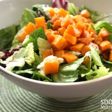SDO Nutrition butternut squash salad