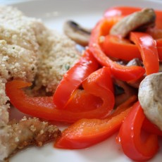 SDO Nutrition chicken mushrooms and peppers