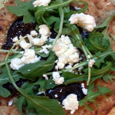 Fig and Goat Cheese flatbread